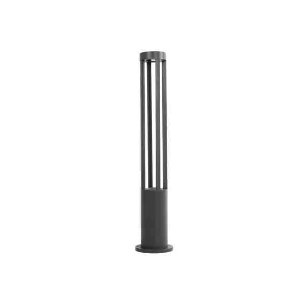 kelvo® GREMO KLV-101-0123 Μοντέρνο Φωτιστικό Κολωνάκι Κήπου LED 7W 735lm 45° AC 220-240V Αδιάβροχο IP65 Θερμό Λευκό 2700K - Bridgelux COB Chip & TÜV SÜD Driver - Γκρι Ανθρακί Ματ - Μ15.5 x Π15.5 x Υ80cm - 5 Χρόνια Εγγύηση - Image 3