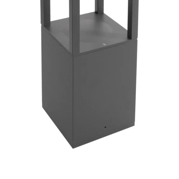 kelvo® GREMO KLV-101-0124 Μοντέρνο Φωτιστικό Κολωνάκι Κήπου LED 7W 735lm 45° AC 220-240V Αδιάβροχο IP65 Θερμό Λευκό 2700K - Bridgelux COB Chip & TÜV SÜD Driver - Γκρι Ανθρακί Ματ - Μ15 x Π15 x Υ80.5cm - 5 Χρόνια Εγγύηση - Image 5