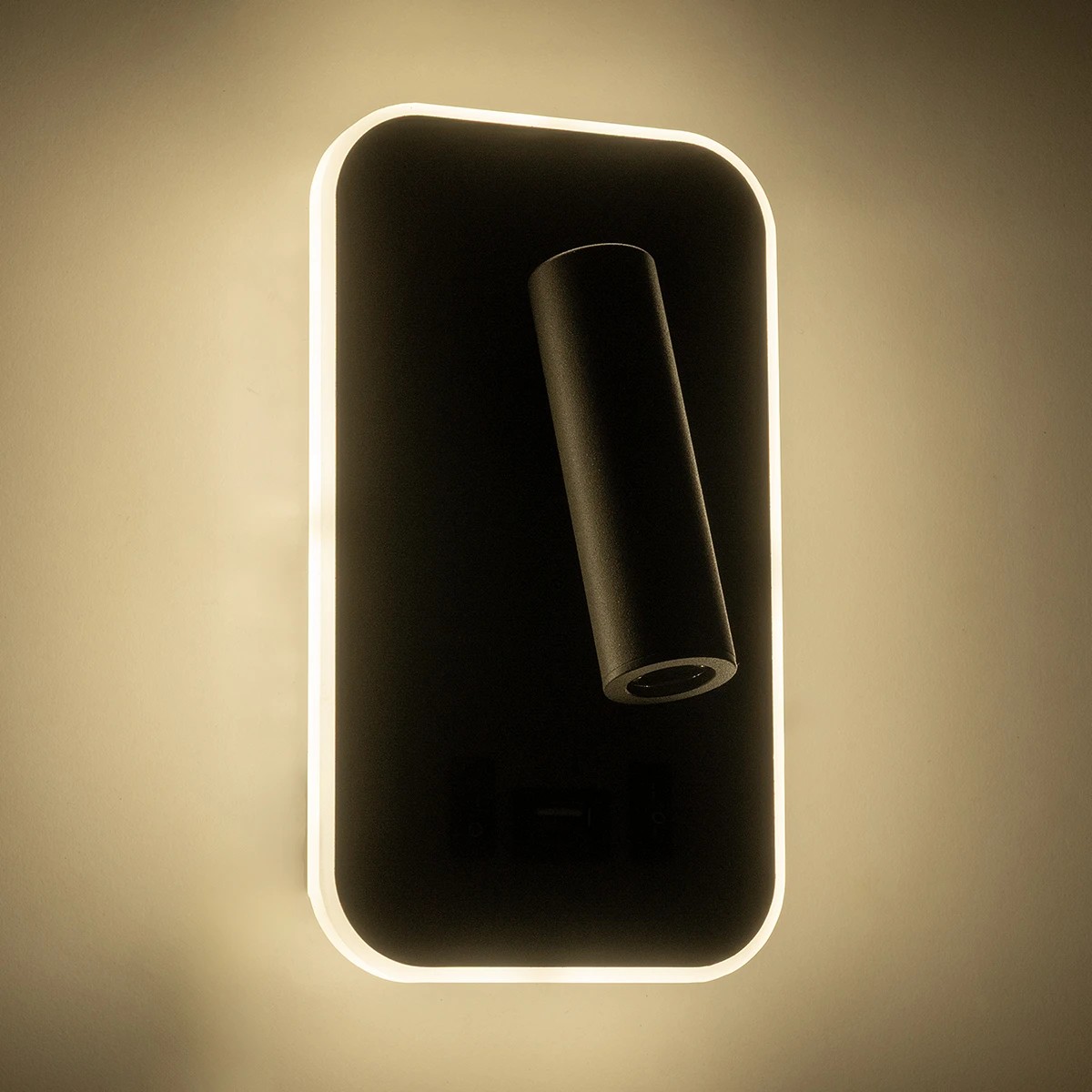 GloboStar® LADY-O 61365 Μοντέρνο Φωτιστικό Τοίχου - Απλίκα Ξενοδοχείου Bed Side LED 10W 1000lm 36° & 360° AC 220-240V - Reading Light & Κρυφός Φωτισμός - Φορτιστής USB 3A - Μ10.5 x Π10 x Υ18.5cm - Φυσικό Λευκό 4500K - Γκρι Ανθρακί - 3 Χρόνια Εγγύηση - Image 7