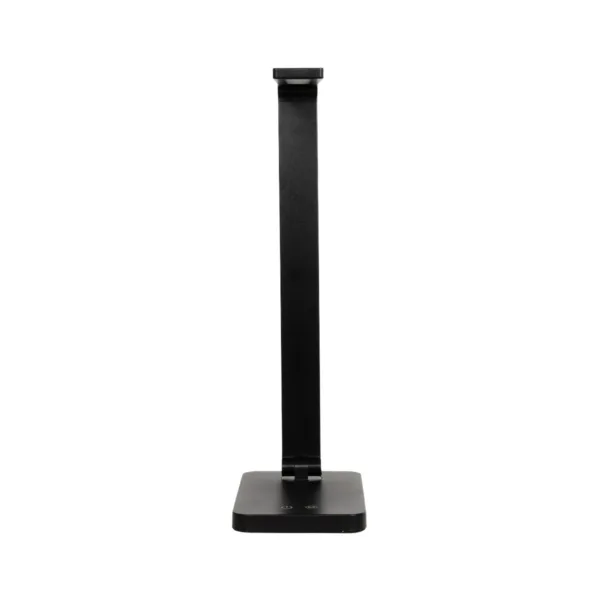 GLOBOSTAR® TEBLA 60481 Μοντέρνο Επιτραπέζιο Φωτιστικό Γραφείου LED 5W 500lm 120° AC 220-240V IP20 Ρυθμιζόμενο Λευκό CCT με Αφή 2700K/4500K/6000K Dimmable - Bridgelux SMD Chip - Μαύρο - Μ11 x Π31 x Υ52cm - 2 Χρόνια Εγγύηση - Image 2