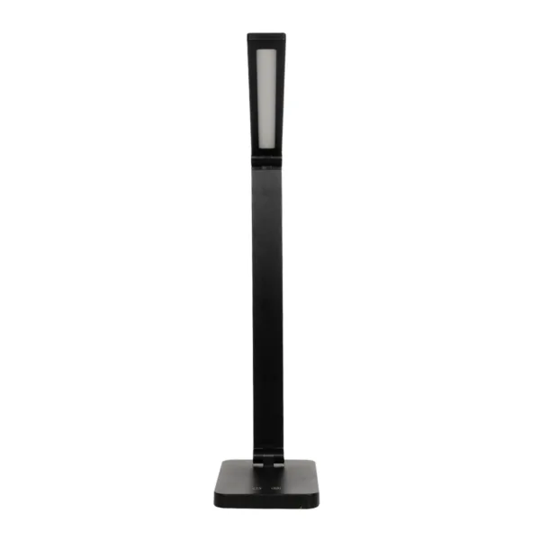 GLOBOSTAR® TEBLA 60481 Μοντέρνο Επιτραπέζιο Φωτιστικό Γραφείου LED 5W 500lm 120° AC 220-240V IP20 Ρυθμιζόμενο Λευκό CCT με Αφή 2700K/4500K/6000K Dimmable - Bridgelux SMD Chip - Μαύρο - Μ11 x Π31 x Υ52cm - 2 Χρόνια Εγγύηση - Image 3