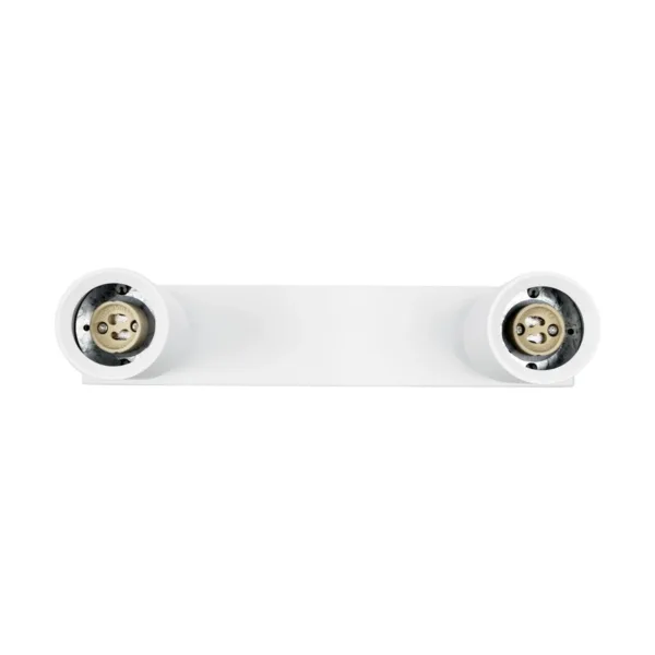 kelvo® SPOTA KLV-101-0137 Μοντέρνο Κινούμενο Φωτιστικό Σποτ Οροφής με Ντουί 2 x GU10 90° AC 220-240V IP20 - Λευκό Ματ - Μ30 x Π6 x Υ14.5cm - Image 5