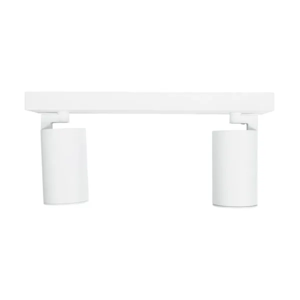 kelvo® SPOTA KLV-101-0137 Μοντέρνο Κινούμενο Φωτιστικό Σποτ Οροφής με Ντουί 2 x GU10 90° AC 220-240V IP20 - Λευκό Ματ - Μ30 x Π6 x Υ14.5cm - Image 6