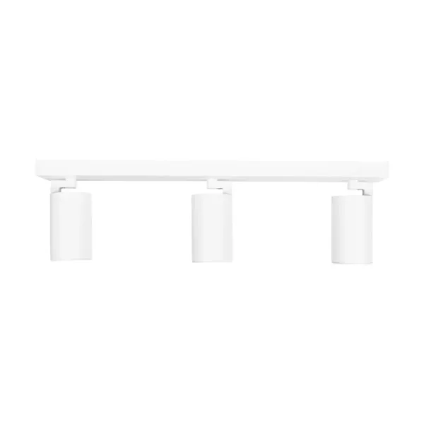 kelvo® SPOTA KLV-101-0139 Μοντέρνο Κινούμενο Φωτιστικό Σποτ Οροφής με Ντουί 3 x GU10 90° AC 220-240V IP20 - Λευκό Ματ - Μ48 x Π6.2 x Υ14cm - Image 6