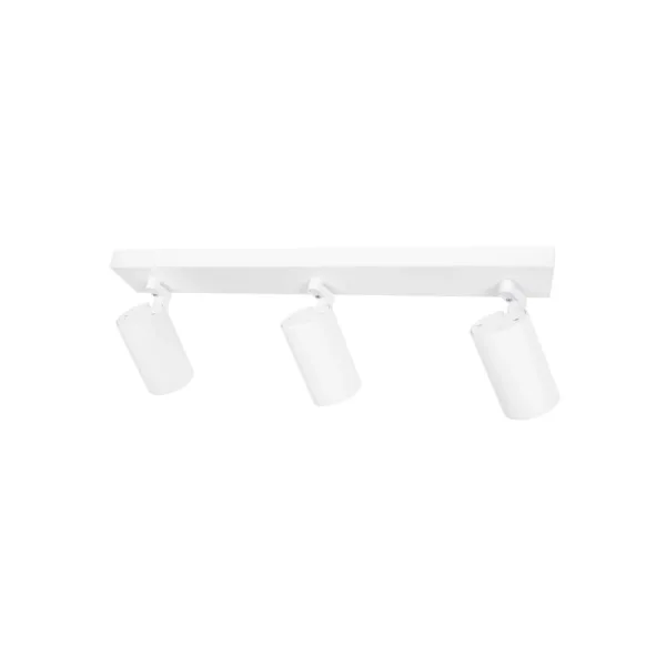 kelvo® SPOTA KLV-101-0139 Μοντέρνο Κινούμενο Φωτιστικό Σποτ Οροφής με Ντουί 3 x GU10 90° AC 220-240V IP20 - Λευκό Ματ - Μ48 x Π6.2 x Υ14cm - Image 7