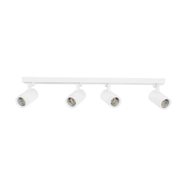 kelvo® SPOTA KLV-101-0141 Μοντέρνο Κινούμενο Φωτιστικό Σποτ Οροφής με Ντουί 4 x GU10 90° AC 220-240V IP20 - Λευκό Ματ - Μ64 x Π6 x Υ14cm - Image 3