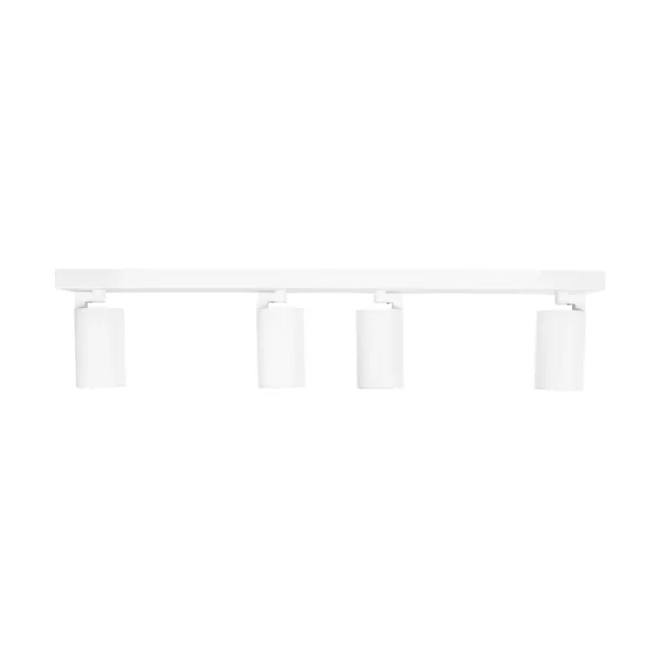 kelvo® SPOTA KLV-101-0141 Μοντέρνο Κινούμενο Φωτιστικό Σποτ Οροφής με Ντουί 4 x GU10 90° AC 220-240V IP20 - Λευκό Ματ - Μ64 x Π6 x Υ14cm - Image 6