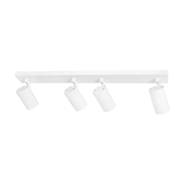 kelvo® SPOTA KLV-101-0141 Μοντέρνο Κινούμενο Φωτιστικό Σποτ Οροφής με Ντουί 4 x GU10 90° AC 220-240V IP20 - Λευκό Ματ - Μ64 x Π6 x Υ14cm - Image 7