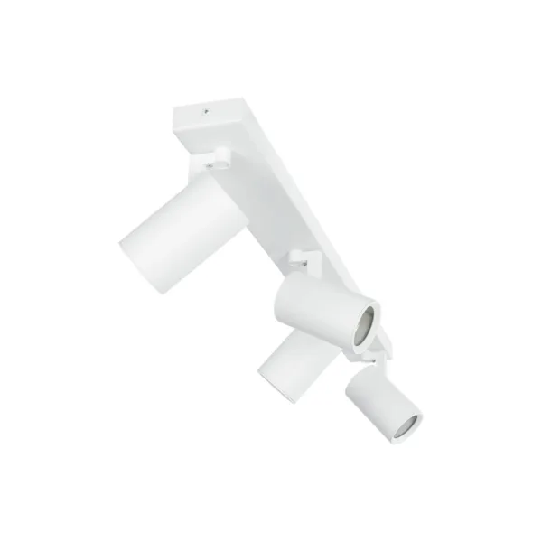 kelvo® SPOTA KLV-101-0141 Μοντέρνο Κινούμενο Φωτιστικό Σποτ Οροφής με Ντουί 4 x GU10 90° AC 220-240V IP20 - Λευκό Ματ - Μ64 x Π6 x Υ14cm - Image 8