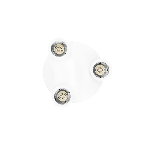 kelvo® SPOTA KLV-101-0145 Μοντέρνο Κινούμενο Φωτιστικό Σποτ Οροφής με Ντουί 3 x GU10 90° AC 220-240V IP20 - Λευκό Ματ - Μ19 x Π19 x Υ14cm - Image 5
