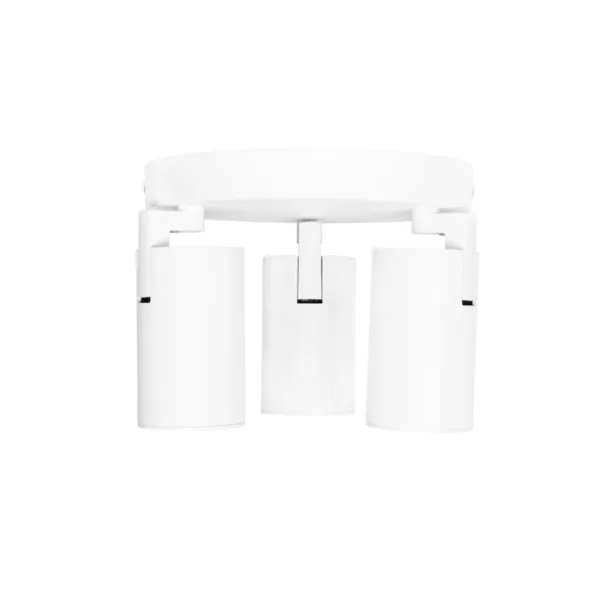 kelvo® SPOTA KLV-101-0145 Μοντέρνο Κινούμενο Φωτιστικό Σποτ Οροφής με Ντουί 3 x GU10 90° AC 220-240V IP20 - Λευκό Ματ - Μ19 x Π19 x Υ14cm - Image 6
