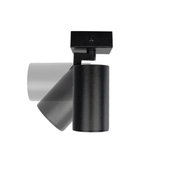 kelvo® SPOTA KLV-101-0134 Μοντέρνο Κινούμενο Φωτιστικό Σποτ Οροφής με Ντουί 1 x GU10 90° AC 220-240V IP20 - Μαύρο Ματ - Μ7 x Π6 x Υ14cm - Image 3