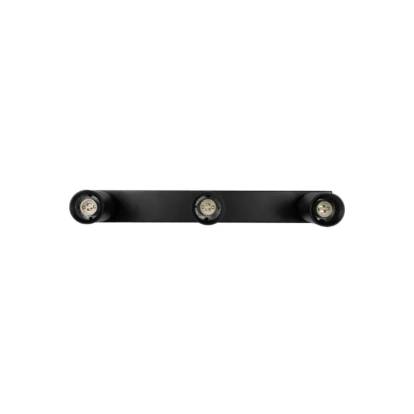kelvo® SPOTA KLV-101-0138 Μοντέρνο Κινούμενο Φωτιστικό Σποτ Οροφής με Ντουί 3 x GU10 90° AC 220-240V IP20 - Μαύρο Ματ - Μ48 x Π6.2 x Υ14cm - Image 5