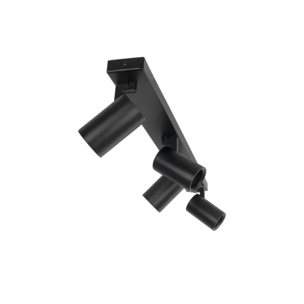 kelvo® SPOTA KLV-101-0140 Μοντέρνο Κινούμενο Φωτιστικό Σποτ Οροφής με Ντουί 4 x GU10 90° AC 220-240V IP20 - Μαύρο Ματ - Μ64 x Π6 x Υ14cm - Image 8