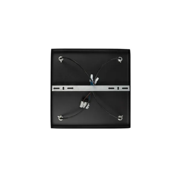 kelvo® SPOTA KLV-101-0146 Μοντέρνο Κινούμενο Φωτιστικό Σποτ Οροφής με Ντουί 4 x GU10 90° AC 220-240V IP20 - Μαύρο Ματ - Μ26 x Π26 x Υ14cm - Image 9