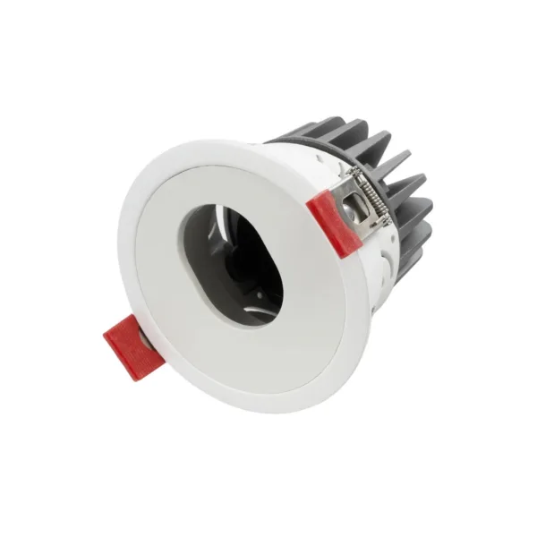 kelvo® ASYMMETRICAL KLV-101-0131 Χωνευτό Downlight Σποτ LED 7W 875lm 15°x30° AC 220-240V IP20 Φυσικό Λευκό 4500K - Bridgelux COB Chip & TÜV SÜD Driver - Λευκό Ματ - Μ8.3 x Π8.3 x Υ8.16cm / Q7.25cm - 5 Χρόνια Εγγύηση - Image 2