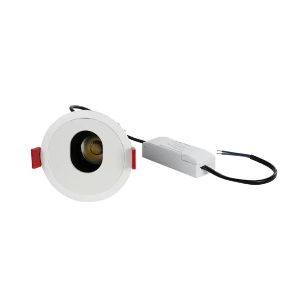 kelvo® ASYMMETRICAL KLV-101-0131 Χωνευτό Downlight Σποτ LED 7W 875lm 15°x30° AC 220-240V IP20 Φυσικό Λευκό 4500K - Bridgelux COB Chip & TÜV SÜD Driver - Λευκό Ματ - Μ8.3 x Π8.3 x Υ8.16cm / Q7.25cm - 5 Χρόνια Εγγύηση - Image 9