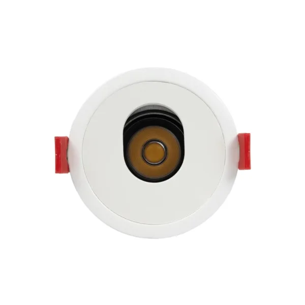 kelvo® ASYMMETRICAL KLV-101-0130 Χωνευτό Downlight Σποτ LED 7W 840lm 15°x30° AC 220-240V IP20 Θερμό Λευκό 2700K - Bridgelux COB Chip & TÜV SÜD Driver - Λευκό Ματ - Μ8.3 x Π8.3 x Υ8.16cm / Q7.25cm - 5 Χρόνια Εγγύηση - Image 3