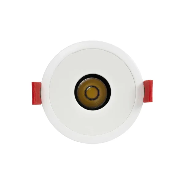 kelvo® PINADO KLV-101-0127 Χωνευτό Downlight Σποτ LED 7W 875lm 15° AC 220-240V IP20 Φυσικό Λευκό 4500K - Bridgelux COB Chip & TÜV SÜD Driver - Λευκό Ματ - Μ8.3 x Π8.3 x Υ8.16cm / Q7.25cm - 5 Χρόνια Εγγύηση - Image 3