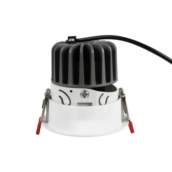 kelvo® PINADO KLV-101-0127 Χωνευτό Downlight Σποτ LED 7W 875lm 15° AC 220-240V IP20 Φυσικό Λευκό 4500K - Bridgelux COB Chip & TÜV SÜD Driver - Λευκό Ματ - Μ8.3 x Π8.3 x Υ8.16cm / Q7.25cm - 5 Χρόνια Εγγύηση - Image 5