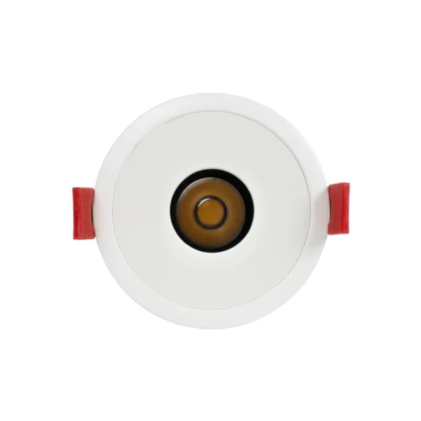 kelvo® PINADO KLV-101-0126 Χωνευτό Downlight Σποτ LED 7W 840lm 15° AC 220-240V IP20 Θερμό Λευκό 2700K - Bridgelux COB Chip & TÜV SÜD Driver - Λευκό Ματ - Μ8.3 x Π8.3 x Υ8.16cm / Q7.25cm - 5 Χρόνια Εγγύηση - Image 3