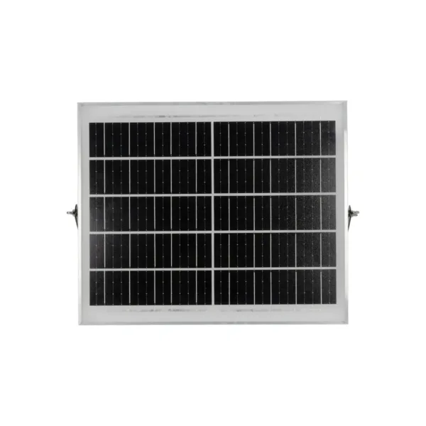 GLOBOSTAR® LUMOVOX 73068 Προβολέας LED 200W 10000lm 120° DC 5V με Φωτοβολταϊκό Panel 5V 12W & Επαναφορτιζόμενη Μπαταρία Li-ion 3.2V 10000mAh Αδιάβροχο IP65 Ψυχρό Λευκό 6000K - 180 x SMD2835 Sanan Chip - Γκρι Ανθρακί - Μ29 x Π0 x Υ19cm - 2 Χρόνια Εγγύηση - Image 8