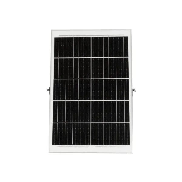 GLOBOSTAR® LUMOVOX 73070 Προβολέας LED 400W 20000lm 120° DC 5V με Φωτοβολταϊκό Panel 5V 25W & Επαναφορτιζόμενη Μπαταρία Li-ion 3.2V 20000mAh Αδιάβροχο IP67 Ψυχρό Λευκό 6000K - 400 x SMD2835 Sanan Chip - Γκρι Ανθρακί - Μ45 x Π7.5 x Υ30.5cm - 2 Χρόνια Εγγύηση - Image 8