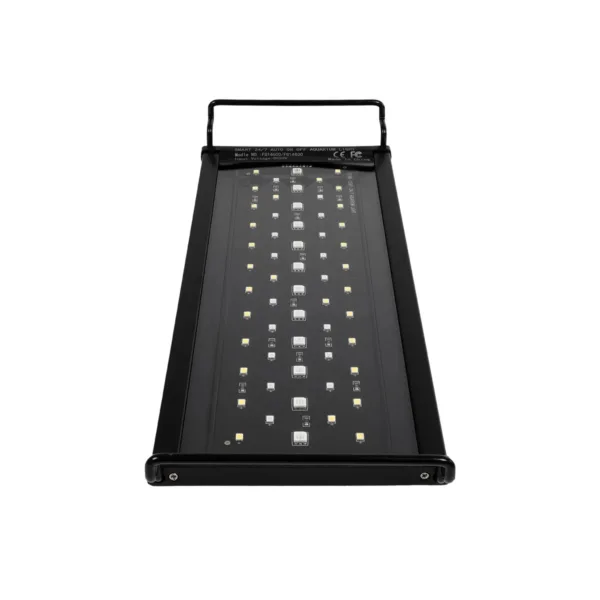 GLOBOSTAR® AQUARIUS 79678 Φωτιστικό Ενυδρείου με Ενσωματωμένο Χειριστήριο LED 12W 600lm 120° AC 220-240V Αδιάβροχο IP44 Πολύχρωμο RGBW Dimmable - Sanan SMD Chip - Μαύρο - Μ30 x Π11 x Υ3cm - 2 Χρόνια Εγγύηση - Image 2
