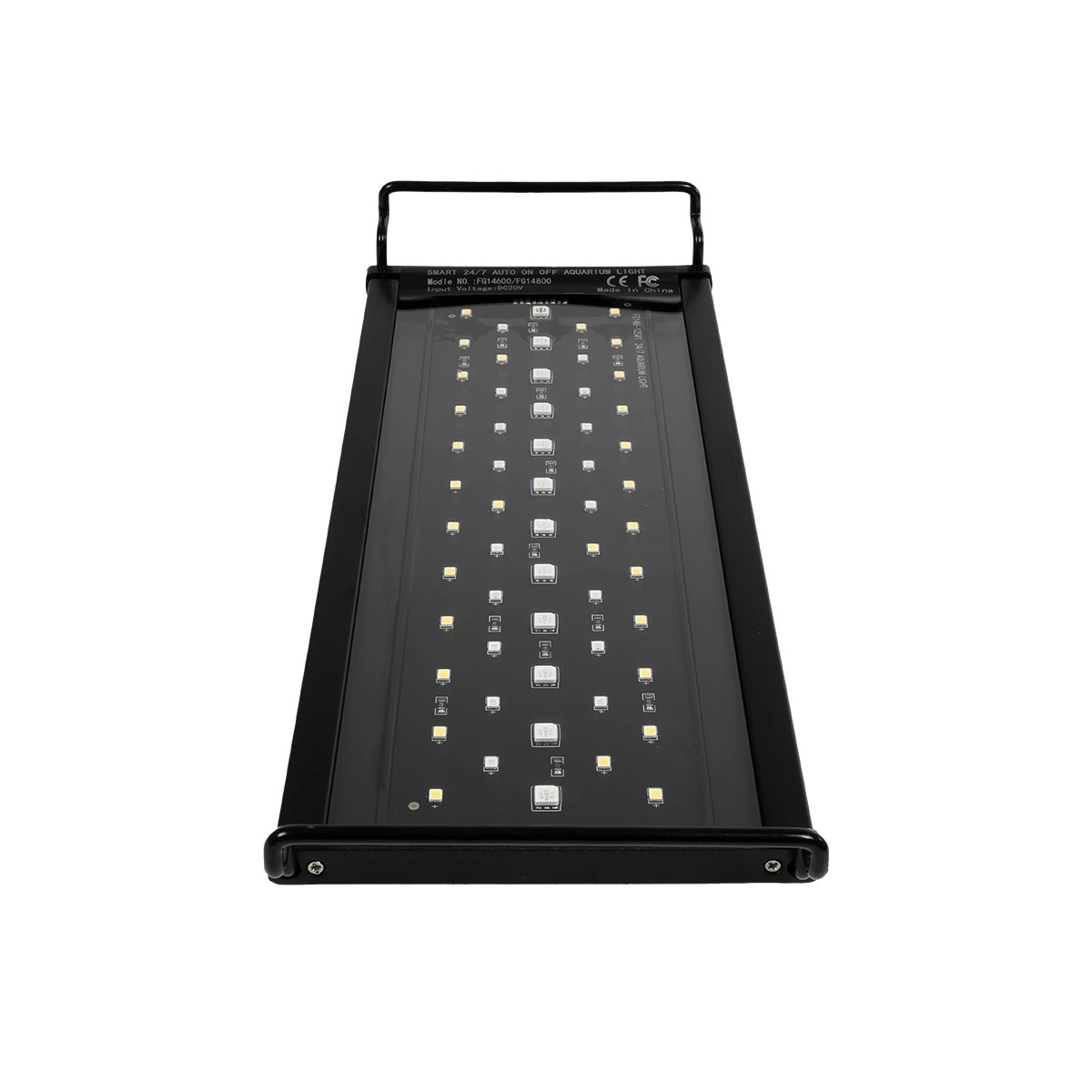 GLOBOSTAR® AQUARIUS 79678 Φωτιστικό Ενυδρείου με Ενσωματωμένο Χειριστήριο LED 12W 600lm 120° AC 220-240V Αδιάβροχο IP44 Πολύχρωμο RGBW Dimmable - Sanan SMD Chip - Μαύρο - Μ30 x Π11 x Υ3cm - 2 Χρόνια Εγγύηση - Image 2