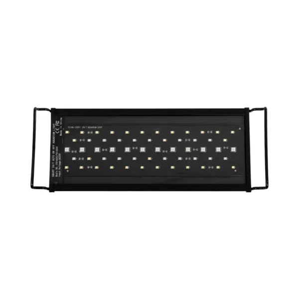 GLOBOSTAR® AQUARIUS 79678 Φωτιστικό Ενυδρείου με Ενσωματωμένο Χειριστήριο LED 12W 600lm 120° AC 220-240V Αδιάβροχο IP44 Πολύχρωμο RGBW Dimmable - Sanan SMD Chip - Μαύρο - Μ30 x Π11 x Υ3cm - 2 Χρόνια Εγγύηση - Image 3