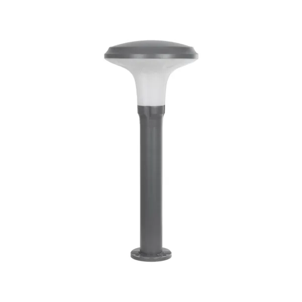 GLOBOSTAR® WHISPER 90548 Φωτιστικό Κολωνάκι Κήπου με Ντουί 1 x E27 AC 220-240V Αδιάβροχο IP65 - Γκρι Ανθρακί - Μ27 x Π27 x Υ79cm - Image 2