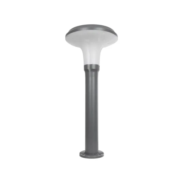 GLOBOSTAR® WHISPER 90548 Φωτιστικό Κολωνάκι Κήπου με Ντουί 1 x E27 AC 220-240V Αδιάβροχο IP65 - Γκρι Ανθρακί - Μ27 x Π27 x Υ79cm - Image 3