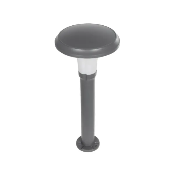 GLOBOSTAR® WHISPER 90548 Φωτιστικό Κολωνάκι Κήπου με Ντουί 1 x E27 AC 220-240V Αδιάβροχο IP65 - Γκρι Ανθρακί - Μ27 x Π27 x Υ79cm - Image 4