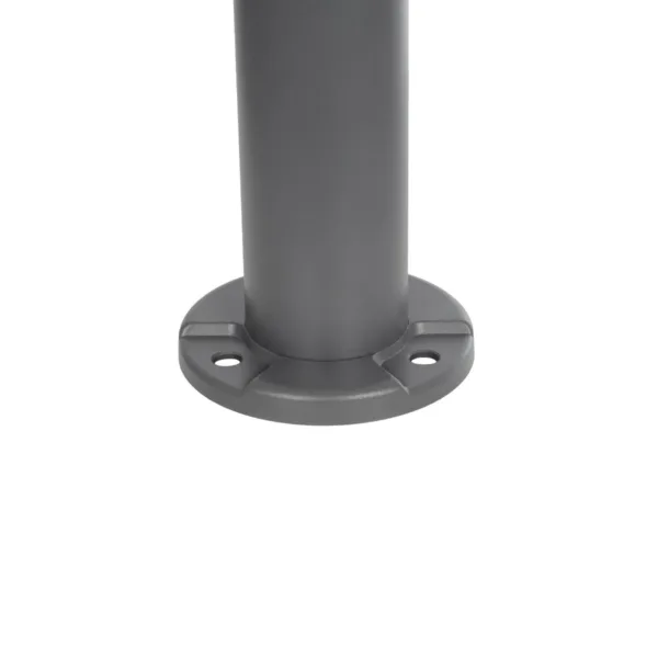GLOBOSTAR® WHISPER 90548 Φωτιστικό Κολωνάκι Κήπου με Ντουί 1 x E27 AC 220-240V Αδιάβροχο IP65 - Γκρι Ανθρακί - Μ27 x Π27 x Υ79cm - Image 6