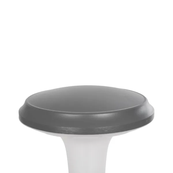 GLOBOSTAR® WHISPER 90553 Φωτιστικό Κολωνάκι Κήπου με Ντουί 1 x E27 AC 220-240V Αδιάβροχο IP65 - Γκρι Ανθρακί - Μ27 x Π27 x Υ29cm - Image 5
