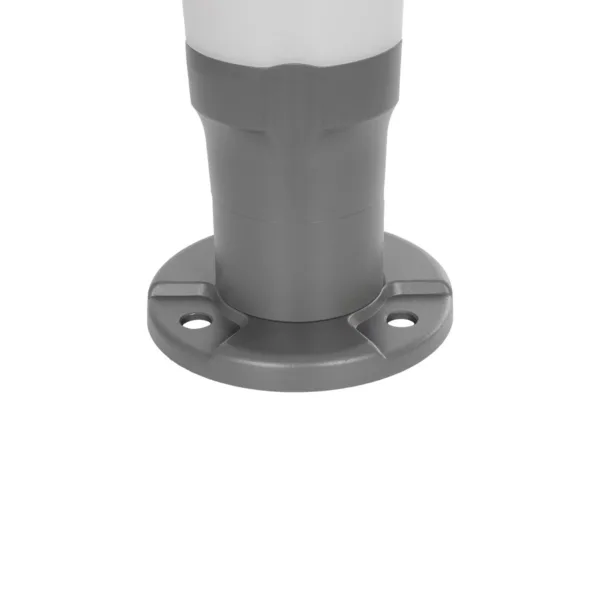 GLOBOSTAR® WHISPER 90553 Φωτιστικό Κολωνάκι Κήπου με Ντουί 1 x E27 AC 220-240V Αδιάβροχο IP65 - Γκρι Ανθρακί - Μ27 x Π27 x Υ29cm - Image 6
