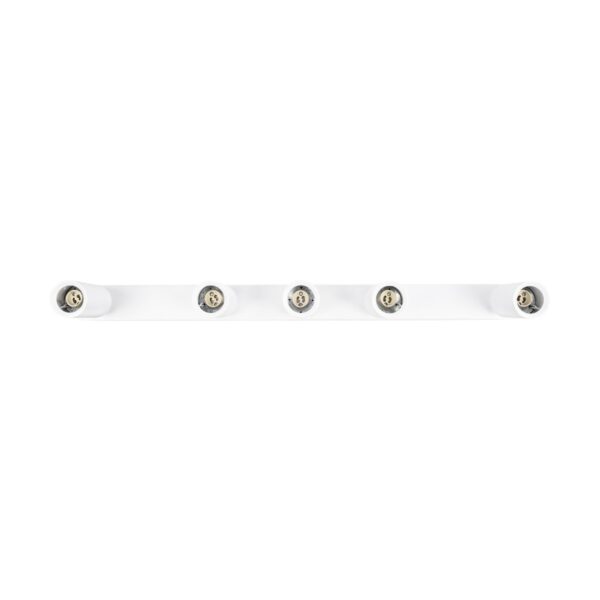 kelvo® SPOTA KLV-101-0143 Μοντέρνο Κινούμενο Φωτιστικό Σποτ Οροφής με Ντουί 5 x GU10 90° AC 220-240V IP20 - Λευκό Ματ - Μ79.5 x Π6.3 x Υ14cm - Image 5