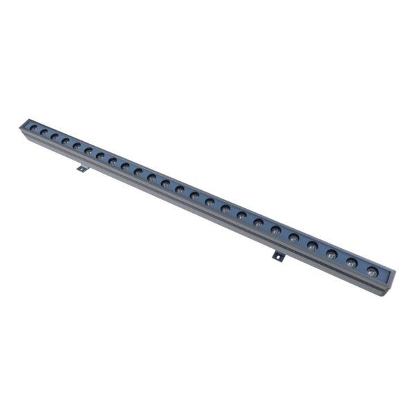 GLOBOSTAR® WASHER-MARGO 90154 Μπάρα Φωτισμού Wall Washer LED 24W 2040lm 30° DC 24V Αδιάβροχο IP65 Μπλε Dimmable - Γκρι Ανθρακί - Μ100 x Π4 x Υ6.4cm - 3 Χρόνια Εγγύηση