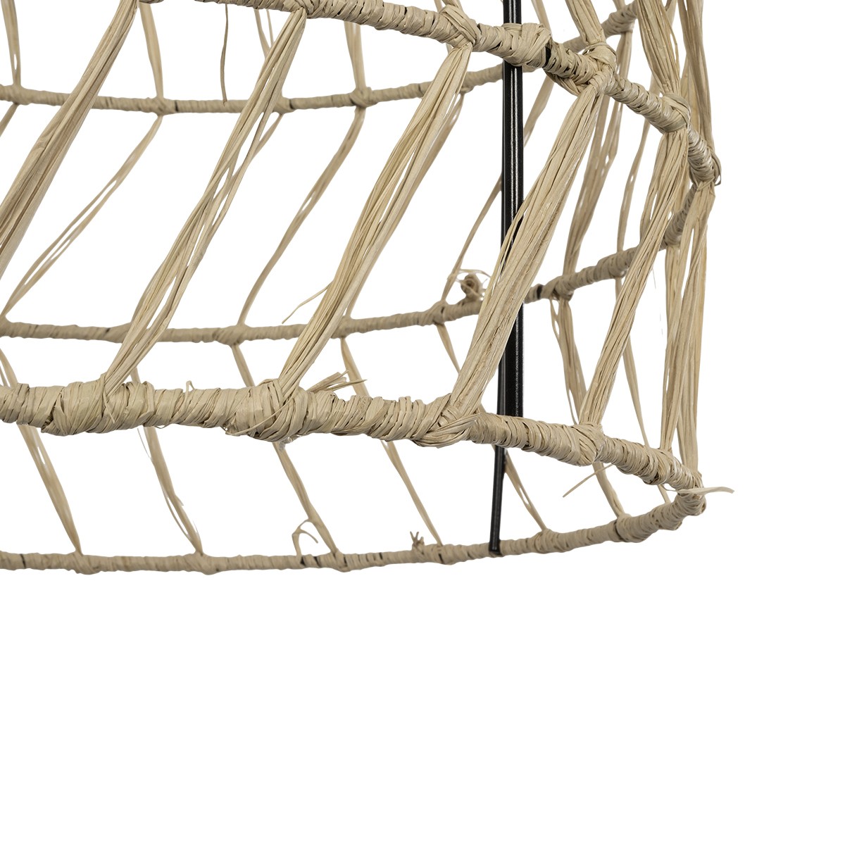 GLOBOSTAR® NETI 205-0025 Boho Κρεμαστό Φωτιστικό Οροφής με Ντουί 1 x E27 AC 220-240V IP20 - Μπεζ - M35 x Π35 x Υ63cm - Image 8