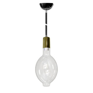 ΦΩΤ.E27 ΑΝΑΡΤ.ΜΑΥΡΟ ΑΝΤΙΚΕ ΚΟΙΛΗ ΡΟΖΕΤΑ-ΓΥΑΛΙ BALLΟΟΝ ΔΙΑΦ.