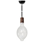 ΦΩΤΙΣΤΙΚΟ E27 ΑΝΑΡΤ.ΜΑΥΡΟ ΡΟΖ ΑΝΤΙΚΕ ΚΟΙΛΗ ΡΟΖΕΤΑ-ΓΥΑΛΙ BALLΟΟΝ ΔΙΑΦ. - 21-160014