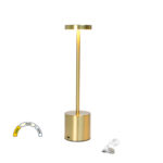 LED ΠΟΡΤΑΤΙΦ ΕΠΑΝΑΦΟΡΤΙΖΟΜΕΝΟ 3W CCT DIMMABLE ΧΡΥΣΟ - 5-0039