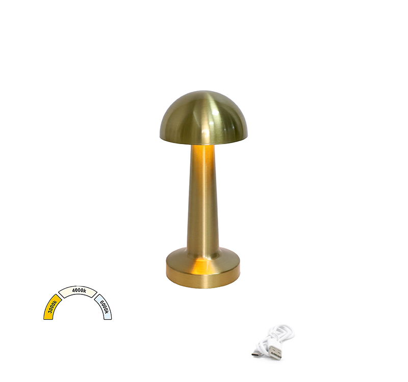 LED ΠΟΡΤΑΤΙΦ CCT ΕΠΑΝΑΦΟΡΤΙΖΟΜΕΝΟ 3W ΜΙΝΙ DIMMABLE ΜΑΝΙΤΑΡΙ ΧΡΥΣΟ