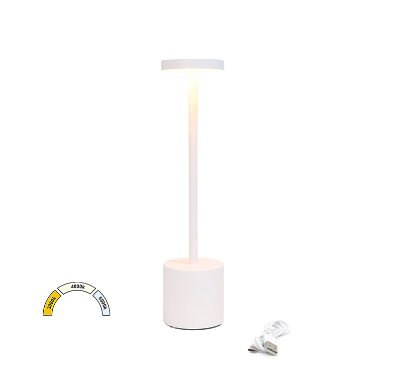 LED ΠΟΡΤΑΤΙΦ ΕΠΑΝΑΦΟΡΤΙΖΟΜΕΝΟ 3W CCT DIMMABLE ΛΕΥΚΟ