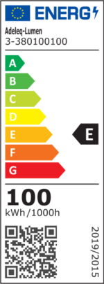 ΠΡΟΒΟΛΕΑΣ LED 100W 230V 3000K IP65 ΜΑΥΡΟΣ - 3-380100100 - Image 2