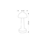LED ΠΟΡΤΑΤΙΦ CCT ΕΠΑΝΑΦΟΡΤΙΖΟΜΕΝΟ 3W ΜΙΝΙ DIMMABLE ΜΑΝΙΤΑΡΙ ΧΡΥΣΟ - 5-0839 - Image 3
