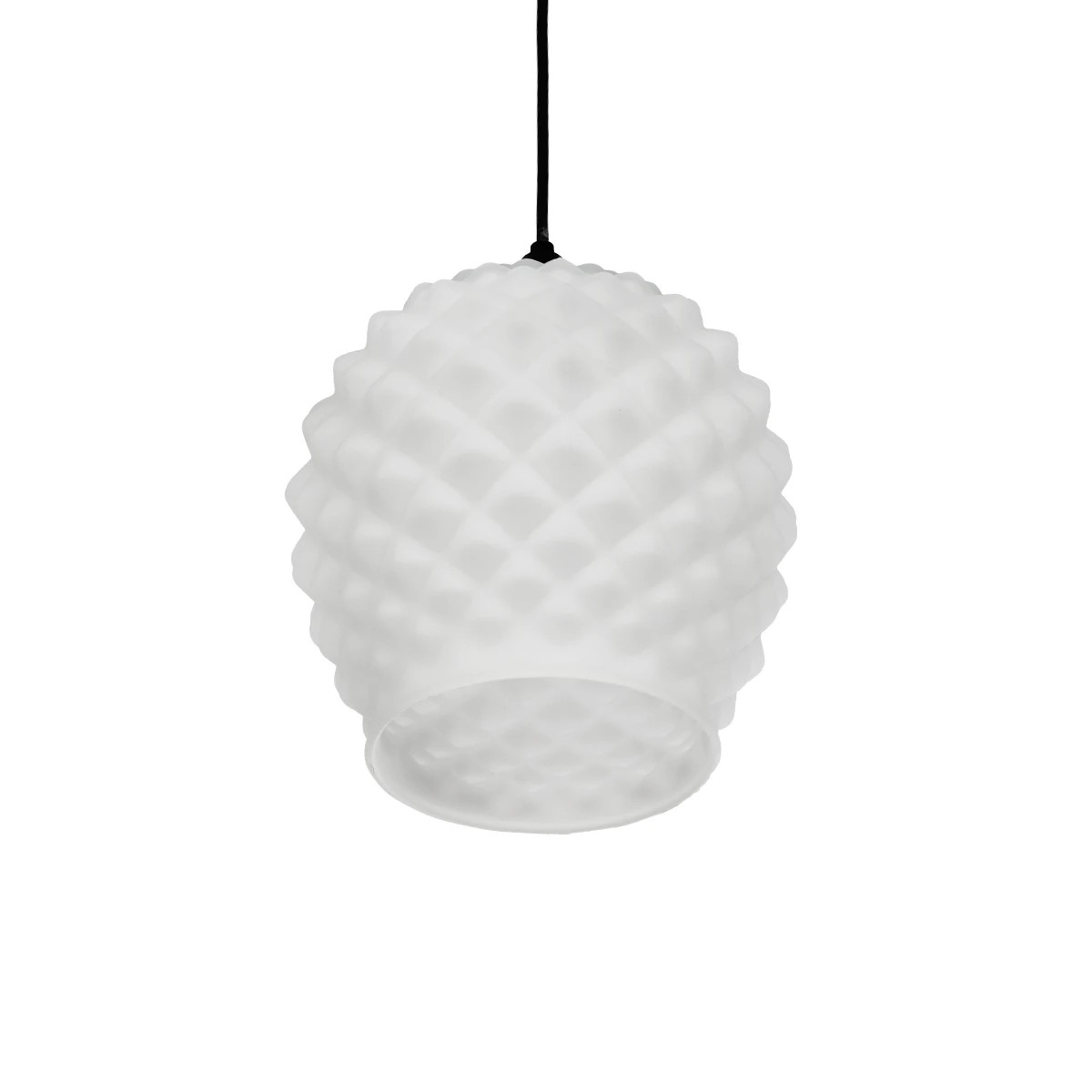 GLOBOSTAR® KEGEL 206-0005 Μοντέρνο Κρεμαστό Φωτιστικό Οροφής με Ντουί 1 x E27 AC 220-240V IP20 - Λευκό - Μ19 x Π19 x Υ19cm - Image 5