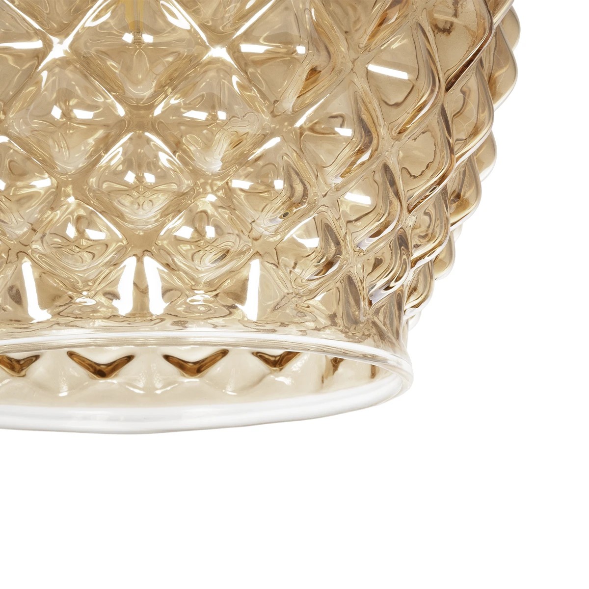 GLOBOSTAR® KEGEL 206-0007 Μοντέρνο Κρεμαστό Φωτιστικό Οροφής με Ντουί 1 x E27 AC 220-240V IP20 - Μελί - Μ19 x Π19 x Υ19cm - Image 7