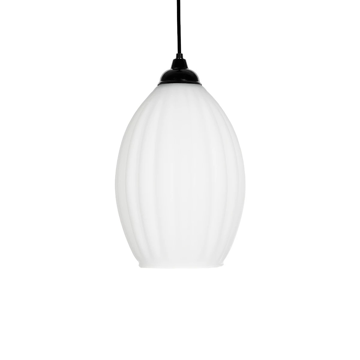 GLOBOSTAR® GURIA 206-0008 Μοντέρνο Κρεμαστό Φωτιστικό Οροφής με Ντουί 1 x E27 AC 220-240V IP20 - Λευκό - Μ19 x Π19 x Υ26cm - Image 4