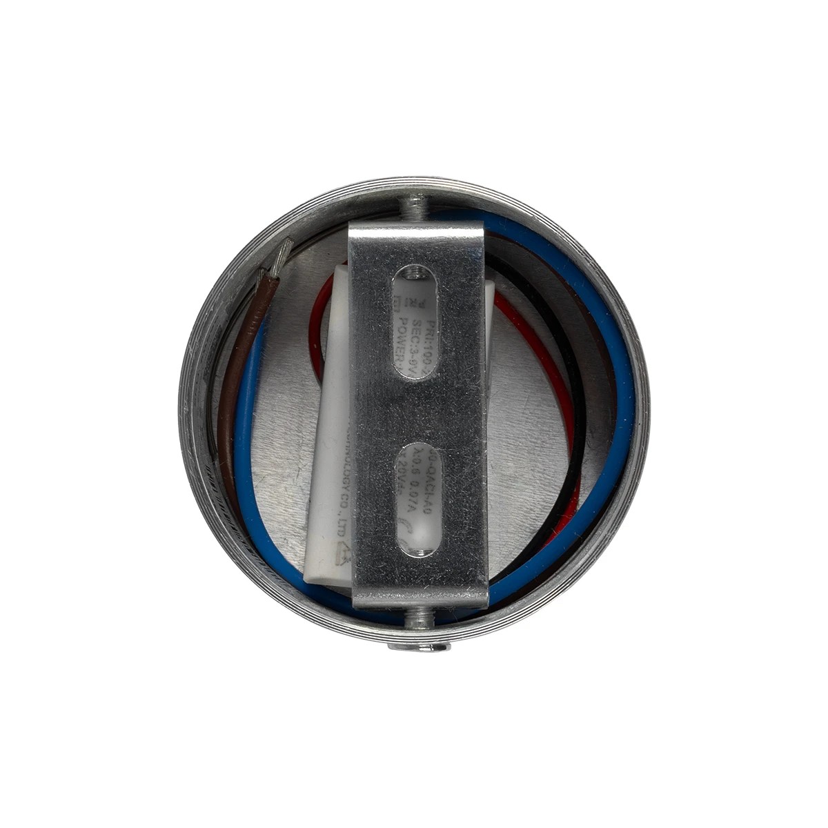 GloboStar® STAINS 60596 Φωτιστικό Τοίχου - Απλίκα Αρχιτεκτονικού Φωτισμού Εσωτερικού Χώρου LED 5W 300lm 360° AC 220-240V IP44 Φ5.5 x Υ7cm - Μπλε - Νίκελ Ματ - Bridgelux Chip - 3 Χρόνια Εγγύηση - Image 3